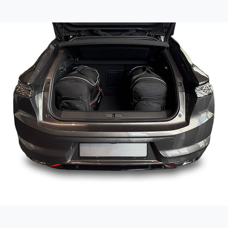 Bagažinės krepšių komplektas KJUST DS 4 PHEV 2021+ 3 vnt black 13