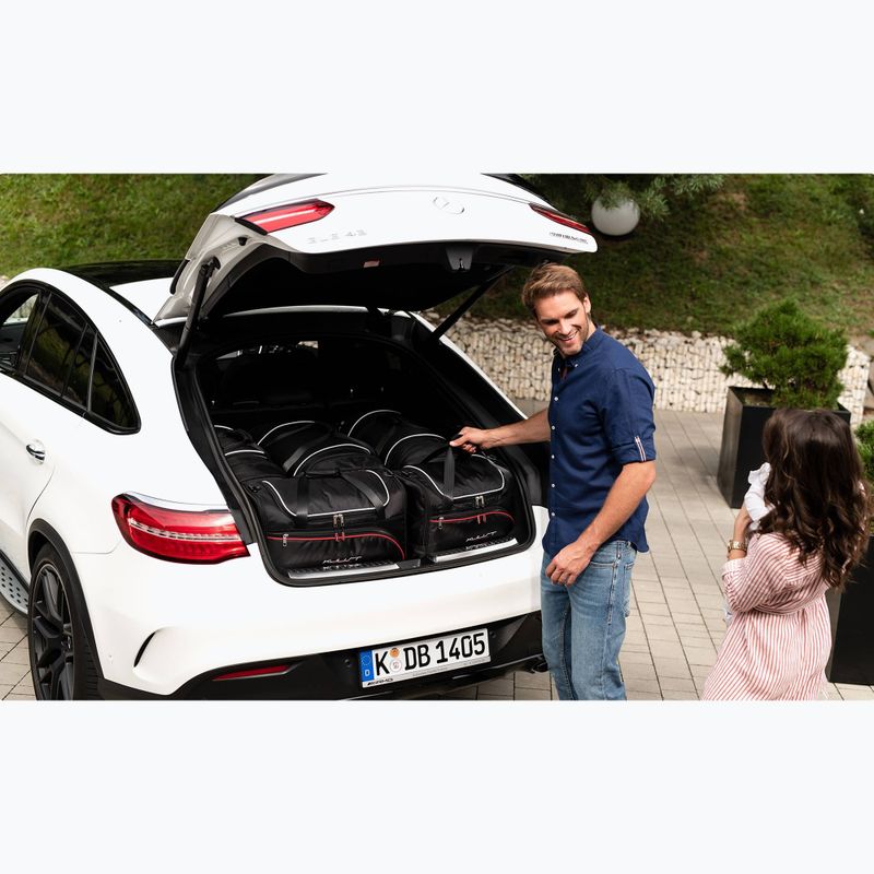 Bagažinės krepšių komplektas KJUST DS 7 PHEV 2020+ 4 vnt black 19