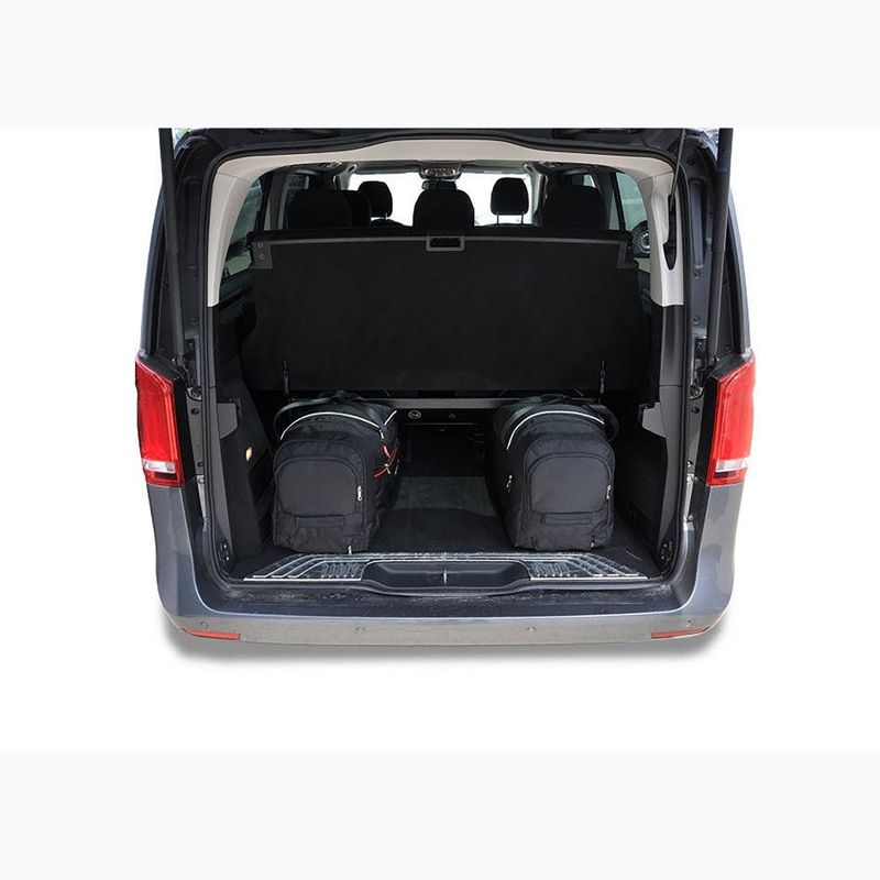 Bagažinės krepšių komplektas KJUST Mercedes-Benz EQV Extra Long 2020+ 7 vnt. juodas 12