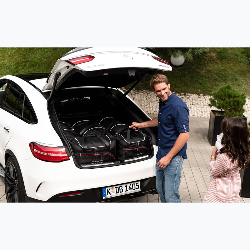 Bagažinės krepšių komplektas KJUST Mercedes-Benz S Long 2020+ 4 vnt. juodas 17