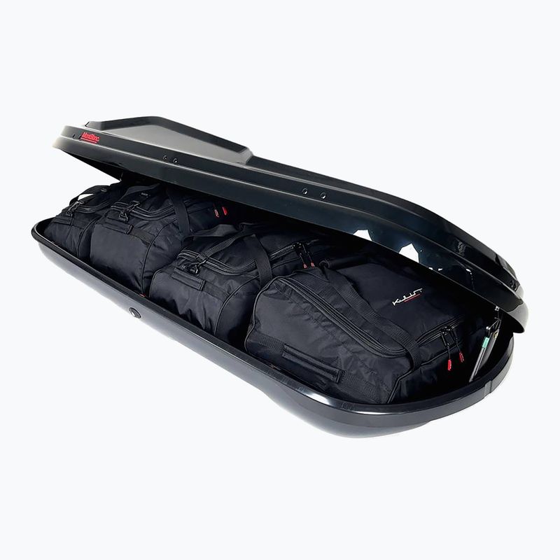 Stogo bagažinės krepšių komplektas KJUST Montblanc Altitude 350 4 vnt. Juodas