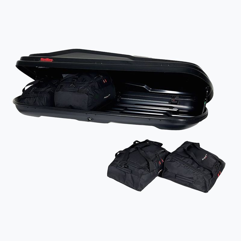 Stogo bagažinės krepšių komplektas KJUST Montblanc Altitude 350 4 vnt. Juodas 3