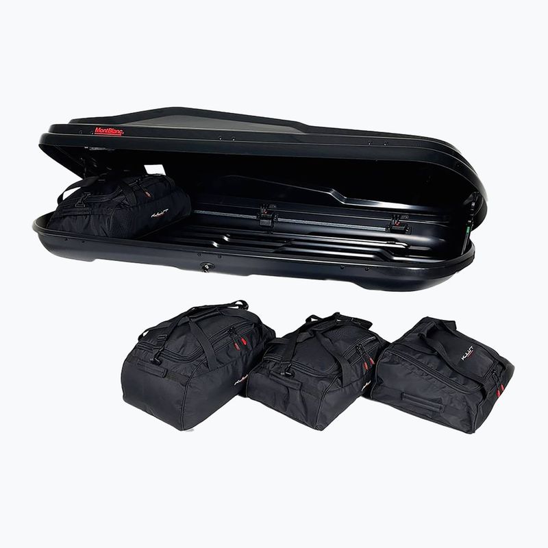Stogo bagažinės krepšių komplektas KJUST Montblanc Altitude 350 4 vnt. Juodas 4