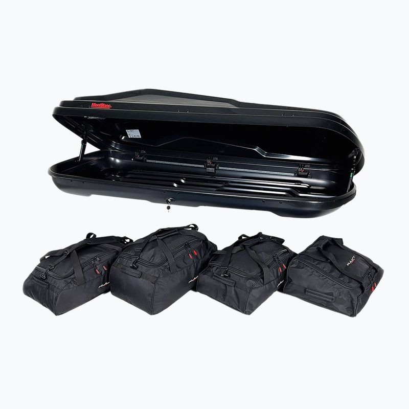 Stogo bagažinės krepšių komplektas KJUST Montblanc Altitude 350 4 vnt. Juodas 5