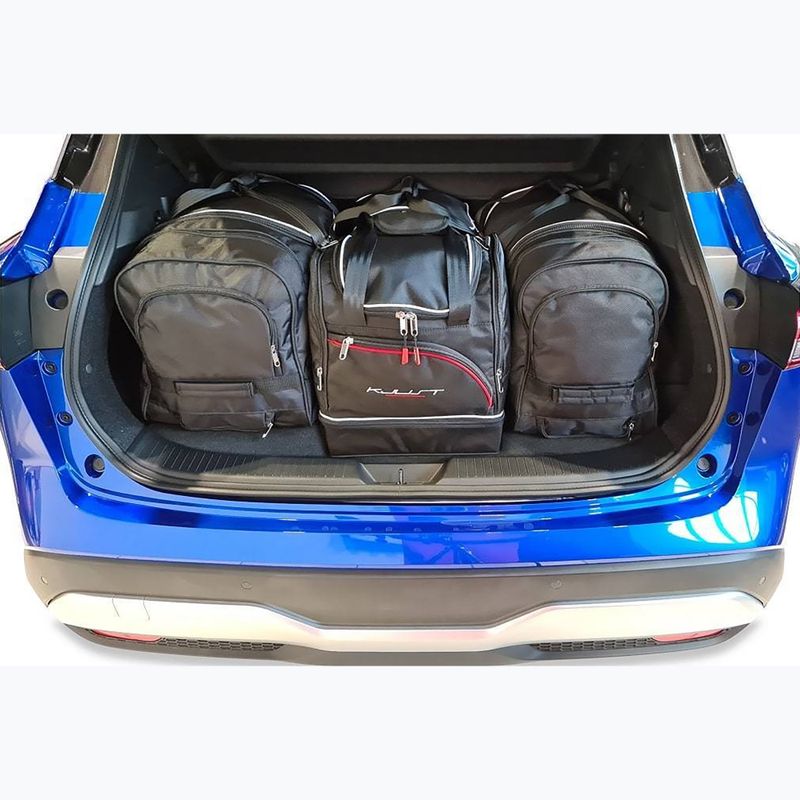 Bagažinės krepšių rinkinys KJUST Nissan Qashqai HEV 2022+ 4 vnt. Juodas 14