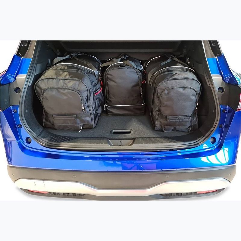 Bagažinės krepšių rinkinys KJUST Nissan Qashqai HEV 2022+ 4 vnt. Juodas 15