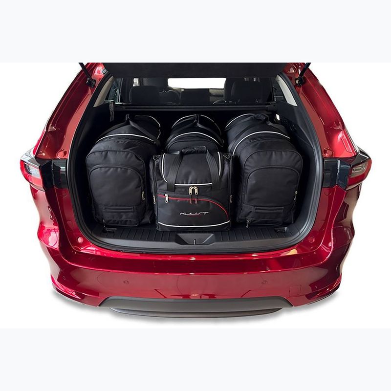 Bagažinės krepšių komplektas KJUST Mazda CX-60 PHEV 2022+ 4 vnt. Juodas 12