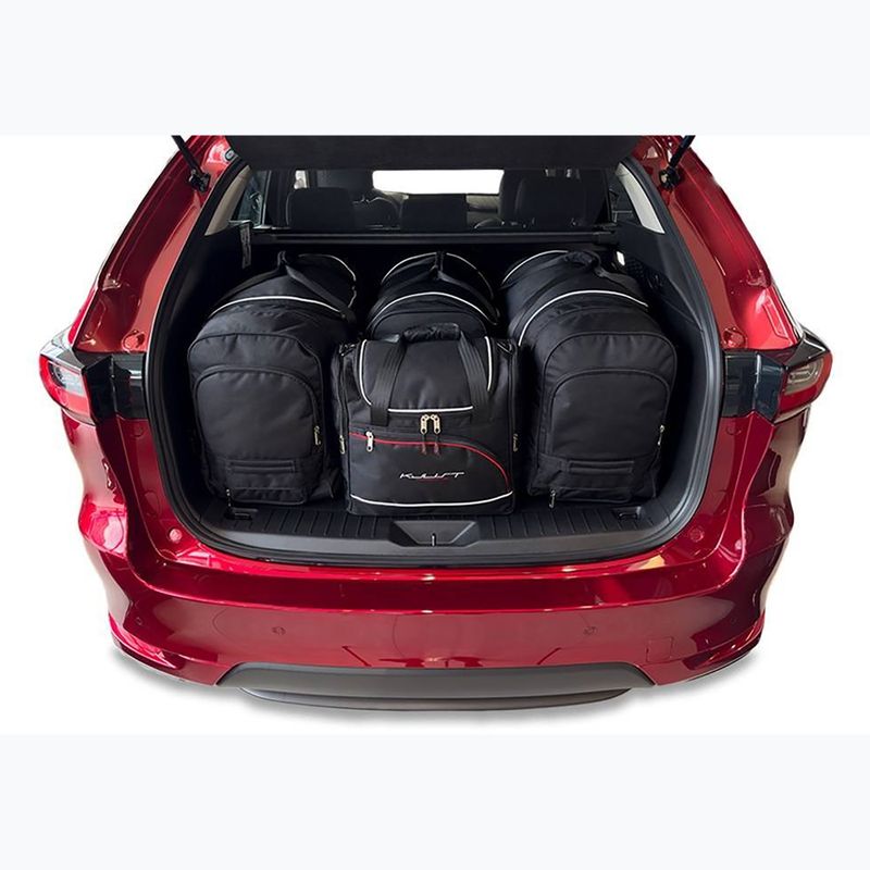 Bagažinės krepšių komplektas KJUST Mazda CX-60 HEV 2022+ 4 vnt. Juodas 12