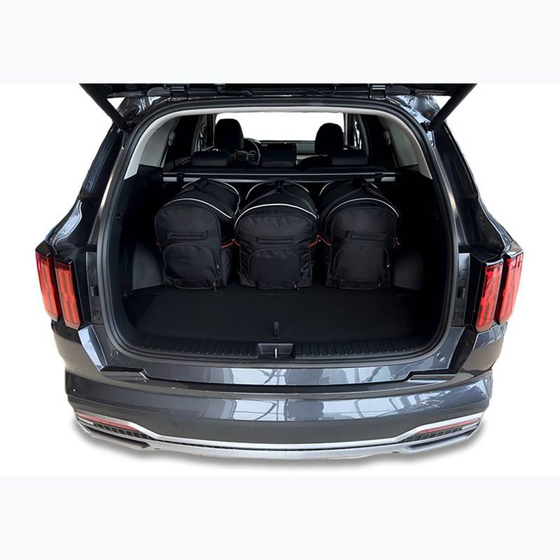 Bagažinės krepšių komplektas KJUST Kia Sorento 2020+ 5 vnt black 15