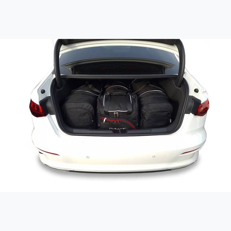 KJUST Audi A3 Limousine bagažinės krepšių rinkinys 2020+ 4 vnt., juodas 17