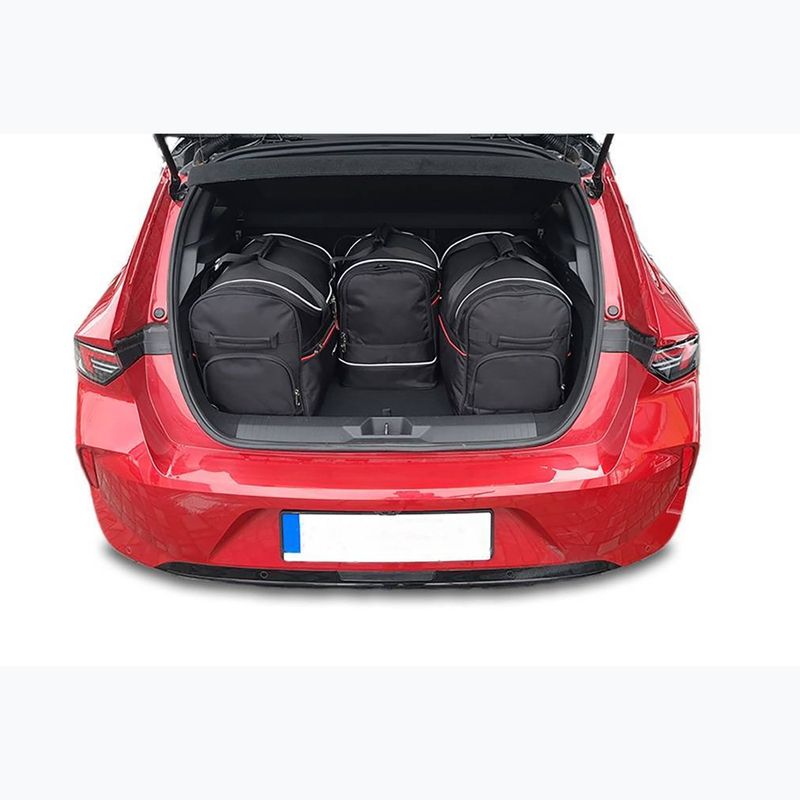 Bagažinės krepšių rinkinys KJUST Opel Astra Hatchback PHEV 2021+ 4 vnt. Juodas 14
