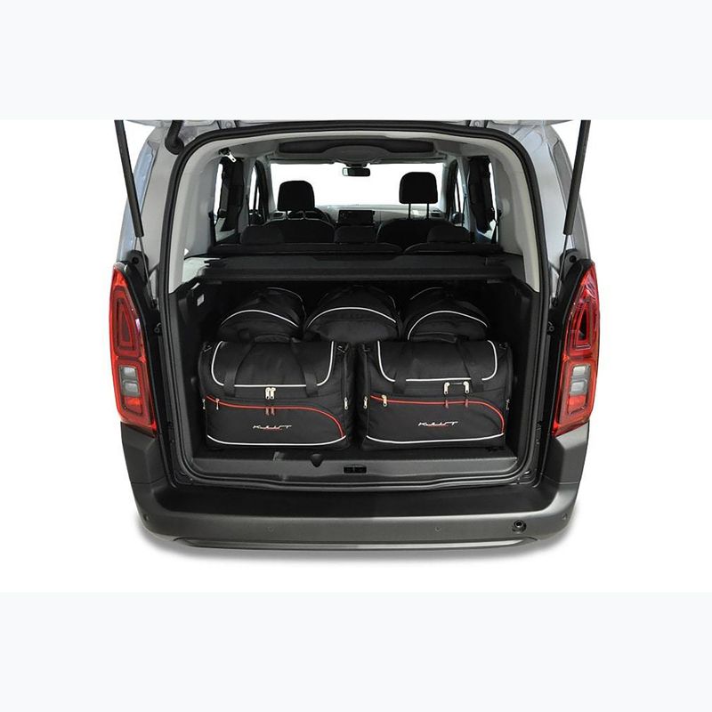 Bagažinės krepšių komplektas KJUST Toyota Proace City Verso 2019+ 5 vnt. juodas 17