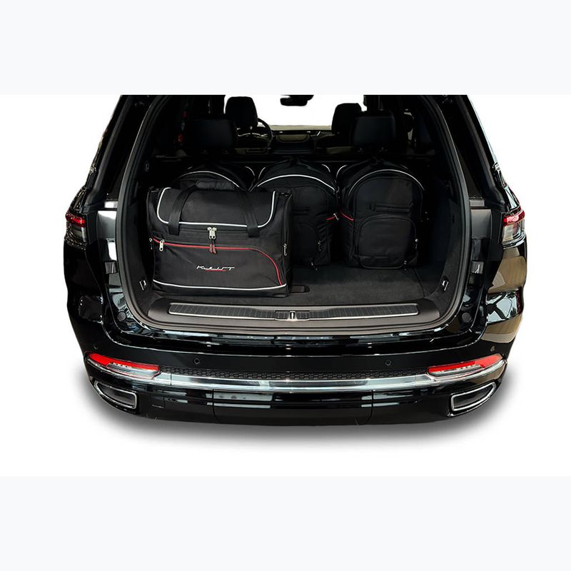 Bagažinės krepšių komplektas KJUST Jeep Grand Cherokee PHEV 2021+ 5 vnt black 15
