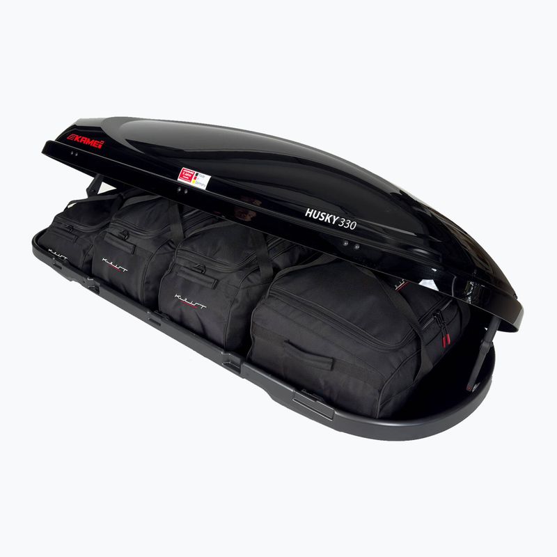 Stogo bagažinės krepšių komplektas KJUST Kamei Husky 330 4 vnt. Juodas