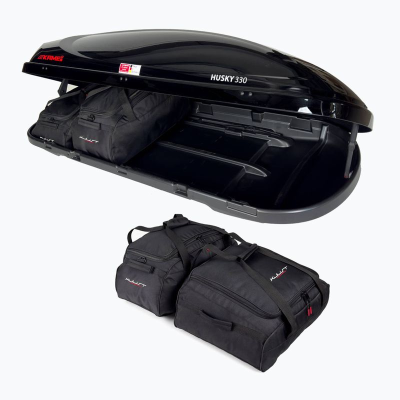 Stogo bagažinės krepšių komplektas KJUST Kamei Husky 330 4 vnt. Juodas 4