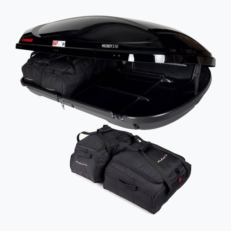 Stogo bagažinės krepšių komplektas KJUST Kamei Husky 510 4 vnt. Juodas 4