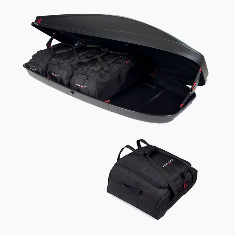 Stogo bagažinės krepšių komplektas KJUST G3 Spark 480 4 vnt. Juodas 3