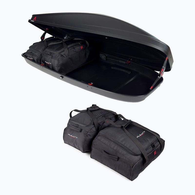Stogo bagažinės krepšių komplektas KJUST G3 Spark 480 4 vnt. Juodas 4