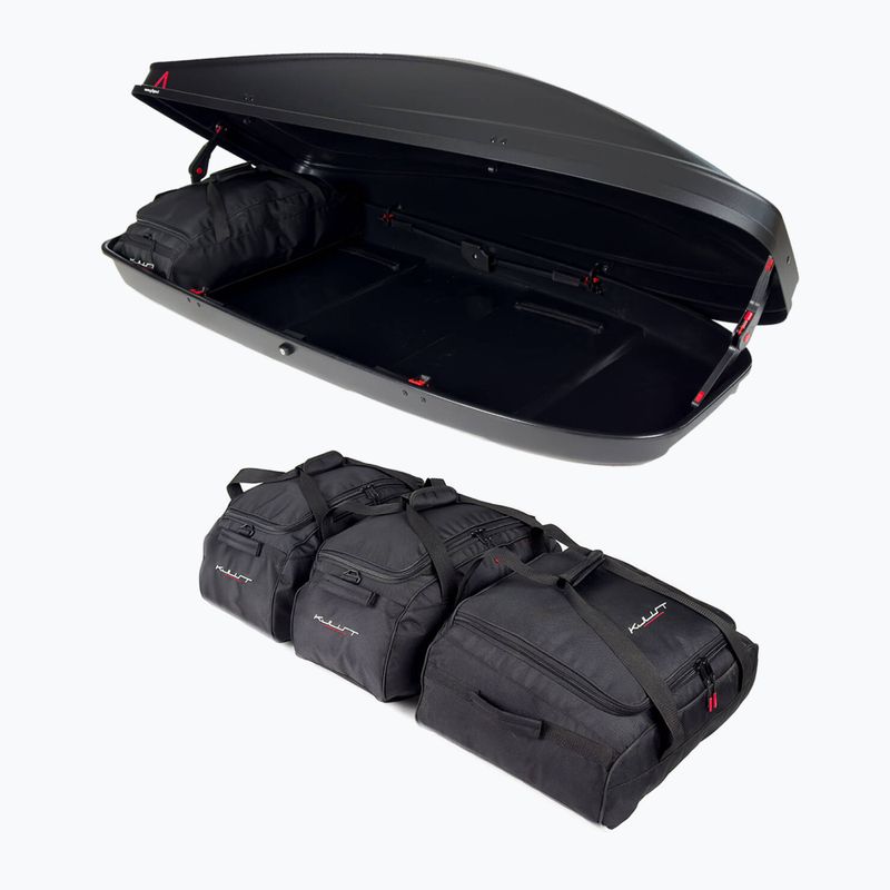 Stogo bagažinės krepšių komplektas KJUST G3 Spark 480 4 vnt. Juodas 5