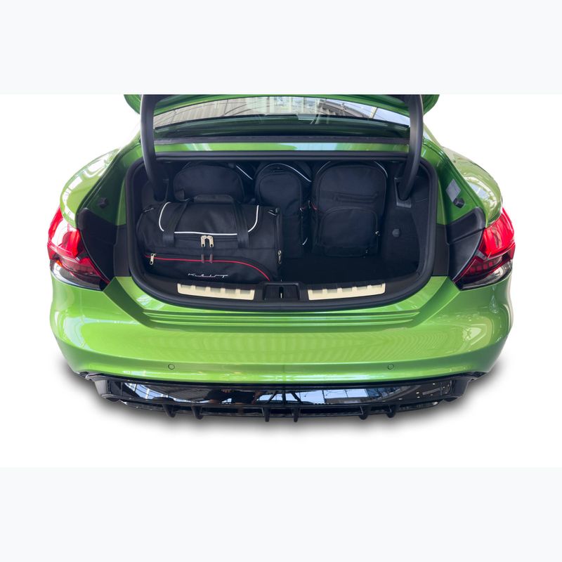 KJUST Audi E-Tron GT 2021+ bagažinės krepšių rinkinys 5 vnt., juodas 20