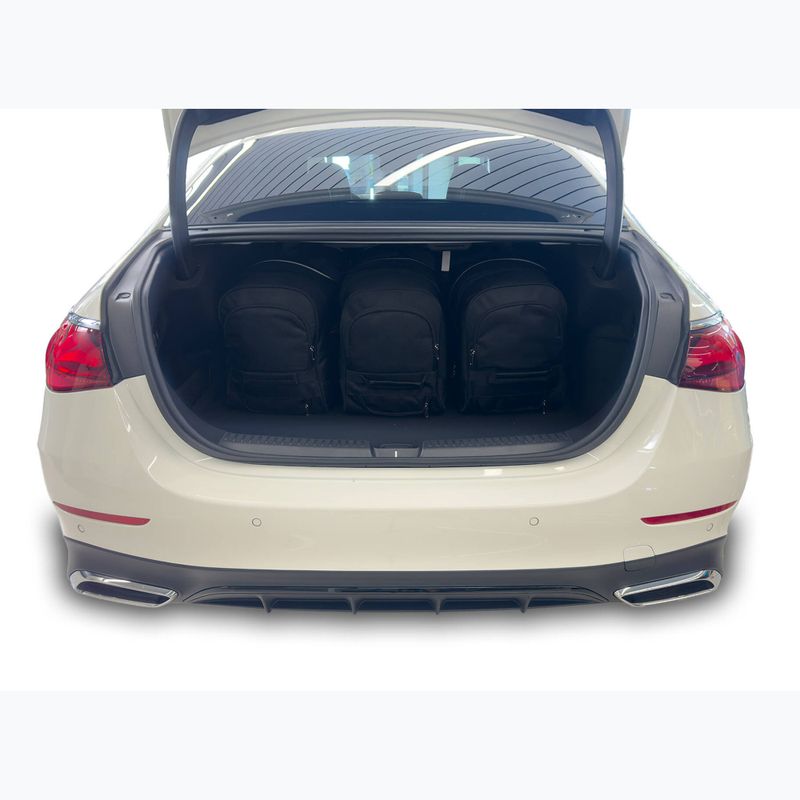 Bagažinės krepšių komplektas KJUST Mercedes-Benz E Limousine 2023+ 5 vnt. juodas 15