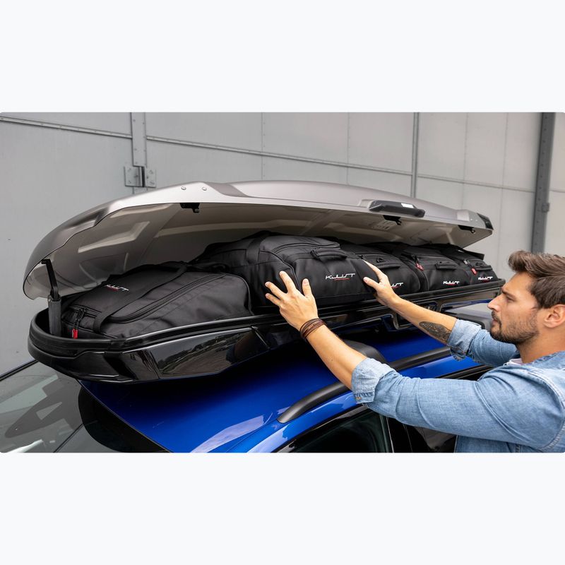 Stogo bagažinės krepšių komplektas KJUST Thule Motion 3 XXL 5 vnt. juodas 18