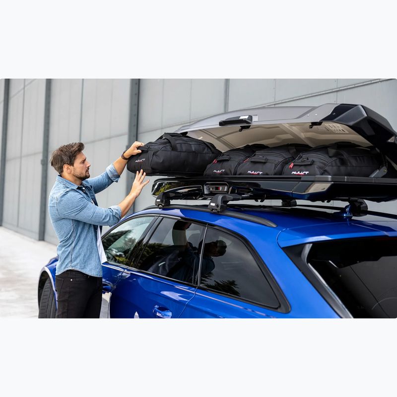 Stogo bagažinės krepšių komplektas KJUST Thule Motion 3 Sport 4 vnt. juodas 16