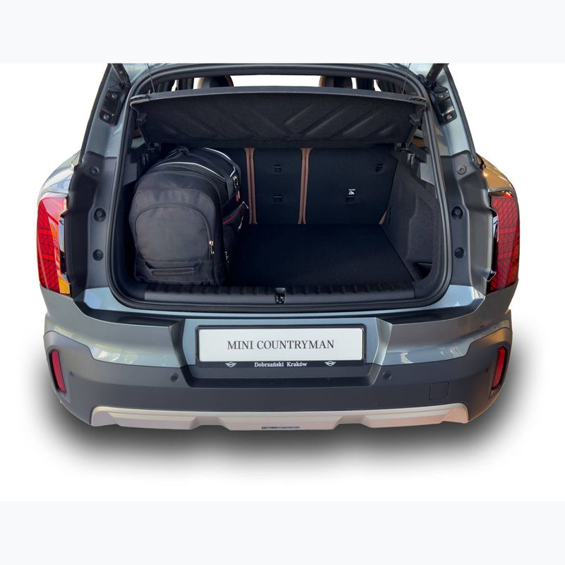 Bagažinės krepšių komplektas KJUST Mini Countryman MHEV 2023+ 4 vnt. juodas 15