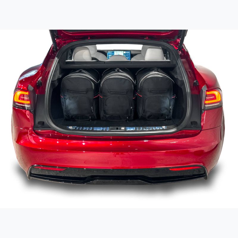 Bagažinės krepšių rinkinys KJUST Tesla Model S EV 2021+ 7 vnt. Juodas 17