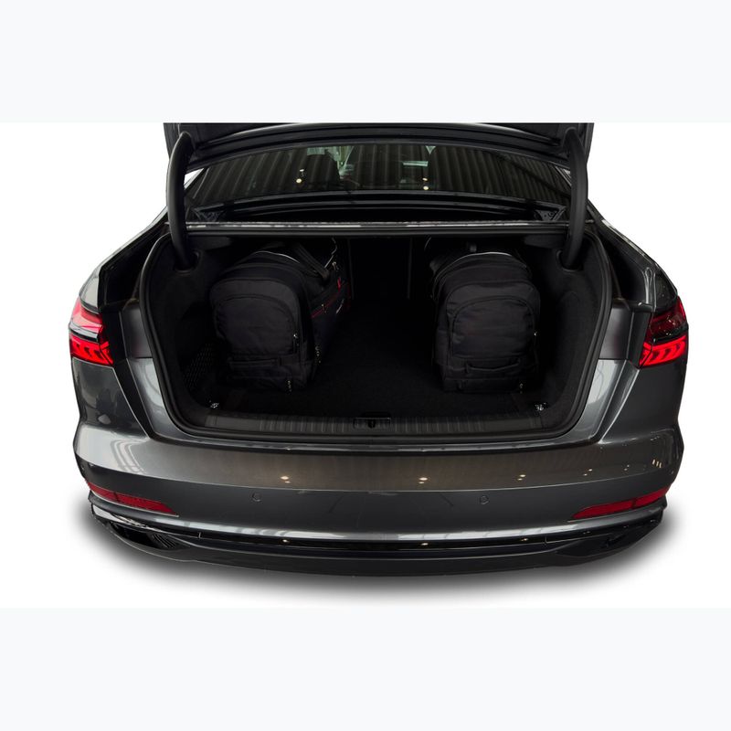 KJUST bagažinės krepšių rinkinys Audi A6 Limousine C8 2018+ 5 vnt., juodas 20