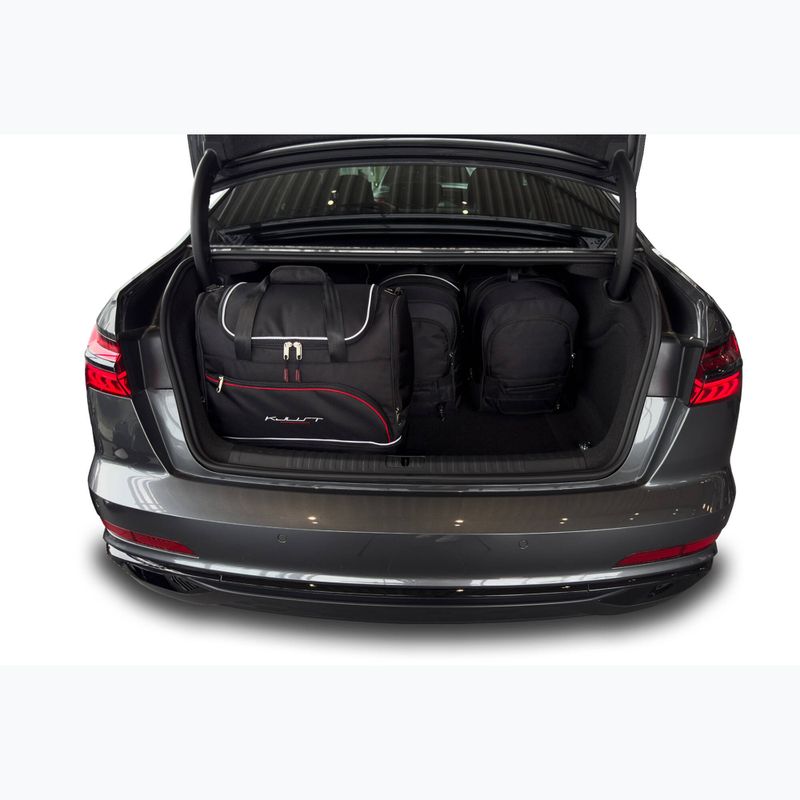 KJUST bagažinės krepšių rinkinys Audi A6 Limousine C8 2018+ 5 vnt., juodas 18