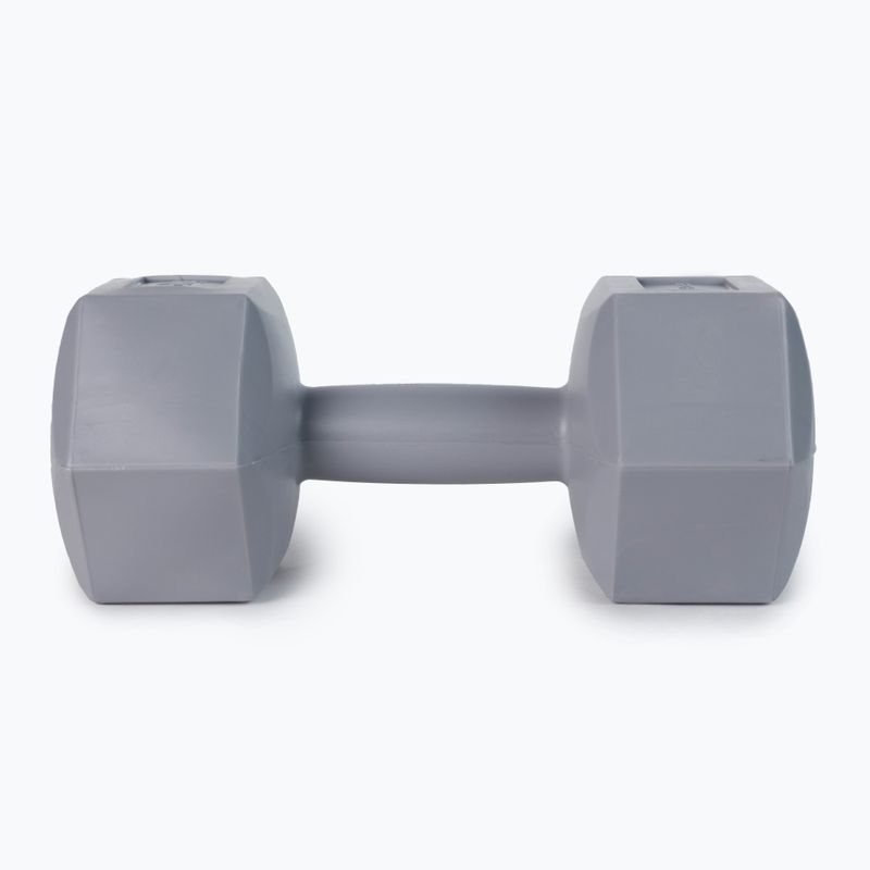 Spokey Monster II 2x5 kg pilkos spalvos hanteliai 920900 4