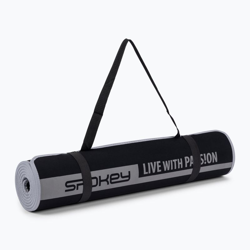 Spokey Flexmat V treniruočių kilimėlis juodas 920913 3