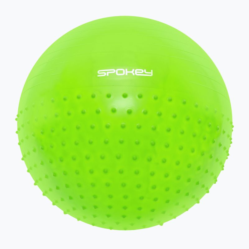 Spokey Halffit žalias gimnastikos kamuolys 920939 65 cm