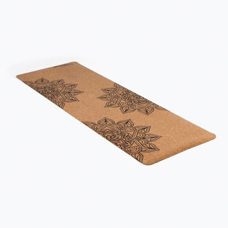 Spokey Savasana kamštinis jogos kilimėlis Mand 4 mm žalias 926537