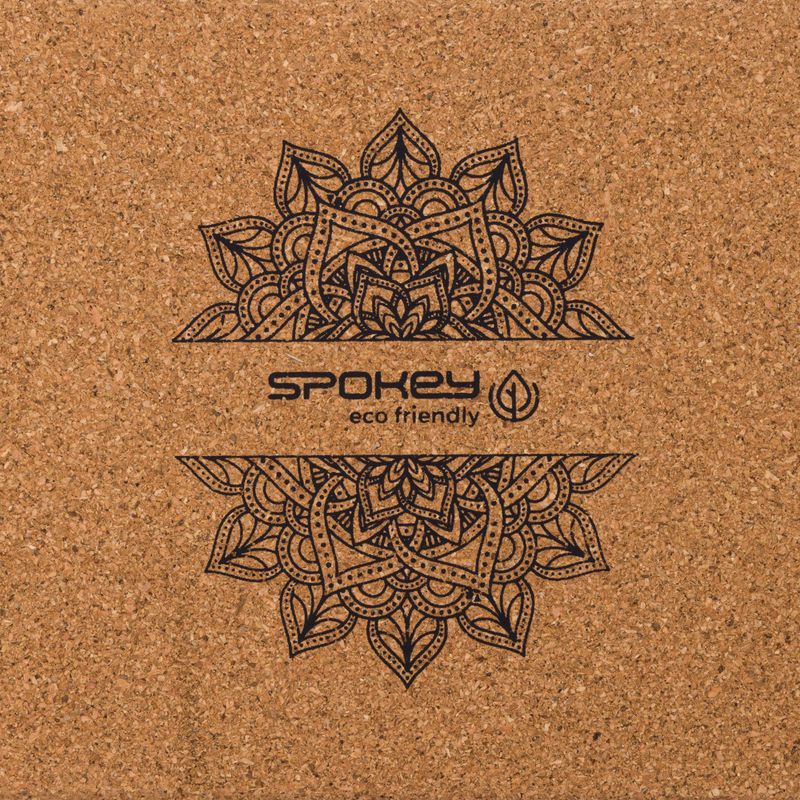 Spokey Nidra rudas kamštinis jogos kubas 926634 6