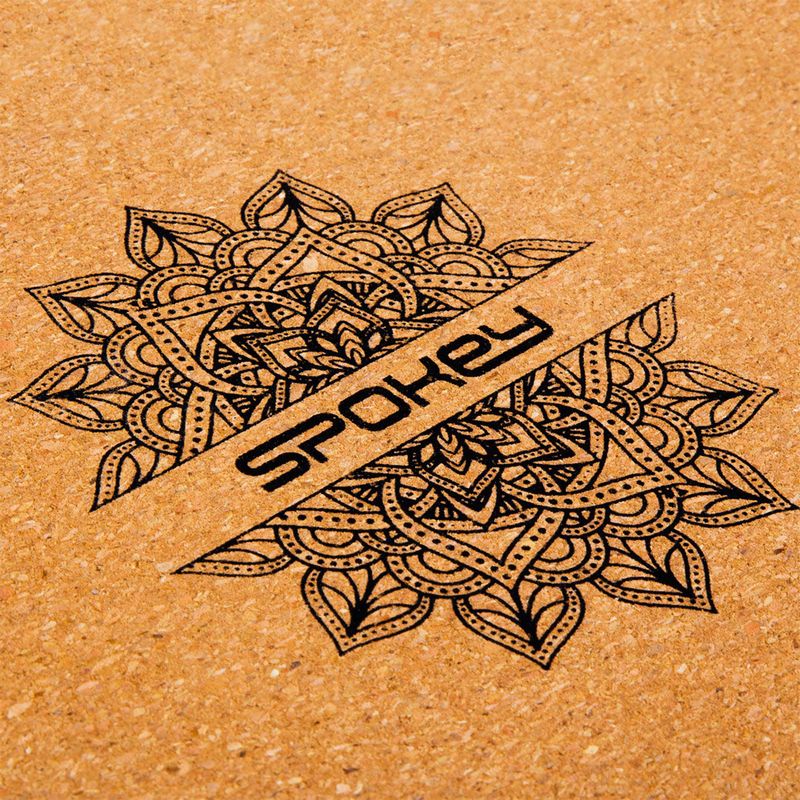 Spokey Nidra rudas kamštinis jogos kubas 926634 9