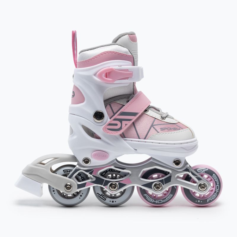 Spokey TONY rožinės spalvos vaikiški riedučiai 927068 2