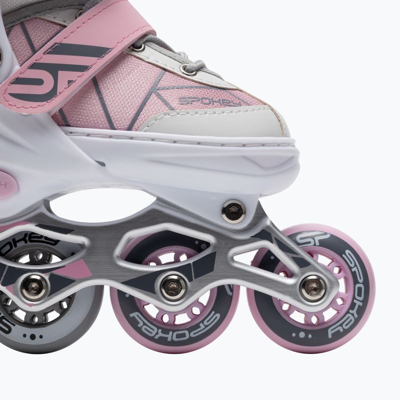 Spokey TONY rožinės spalvos vaikiški riedučiai 927068 6