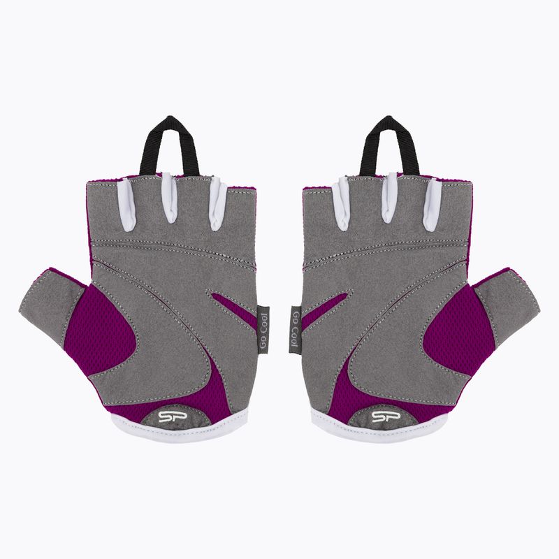 Spokey Lady Fit fitneso pirštinės violetinės 928972 2