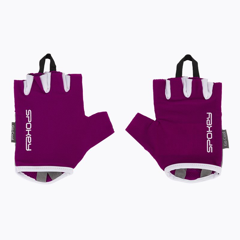 Spokey Lady Fit fitneso pirštinės violetinės 928972 3