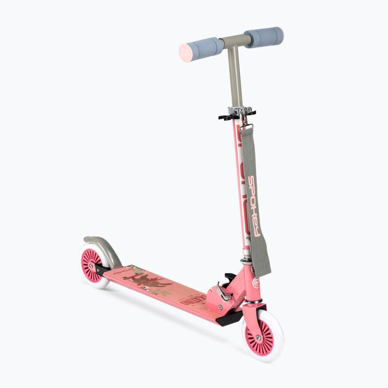 Spokey Snapp 120 vaikiškas paspirtukas rožinės spalvos 929400