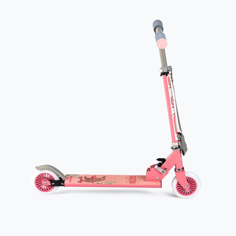 Spokey Snapp 120 vaikiškas paspirtukas rožinės spalvos 929400 2