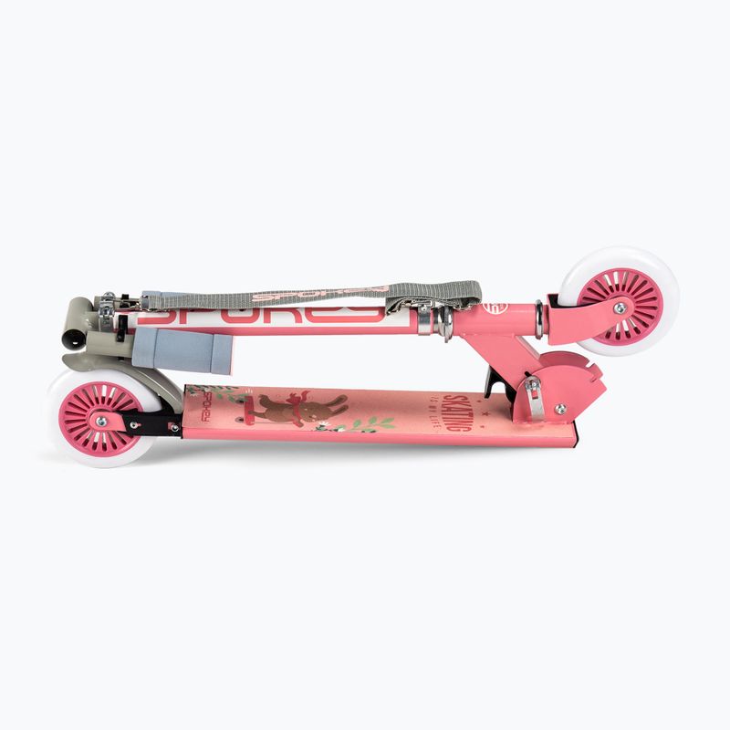 Spokey Snapp 120 vaikiškas paspirtukas rožinės spalvos 929400 4