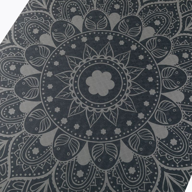 Spokey Yoga Mandala 4 mm pilka 929857 jogos kilimėlis 4