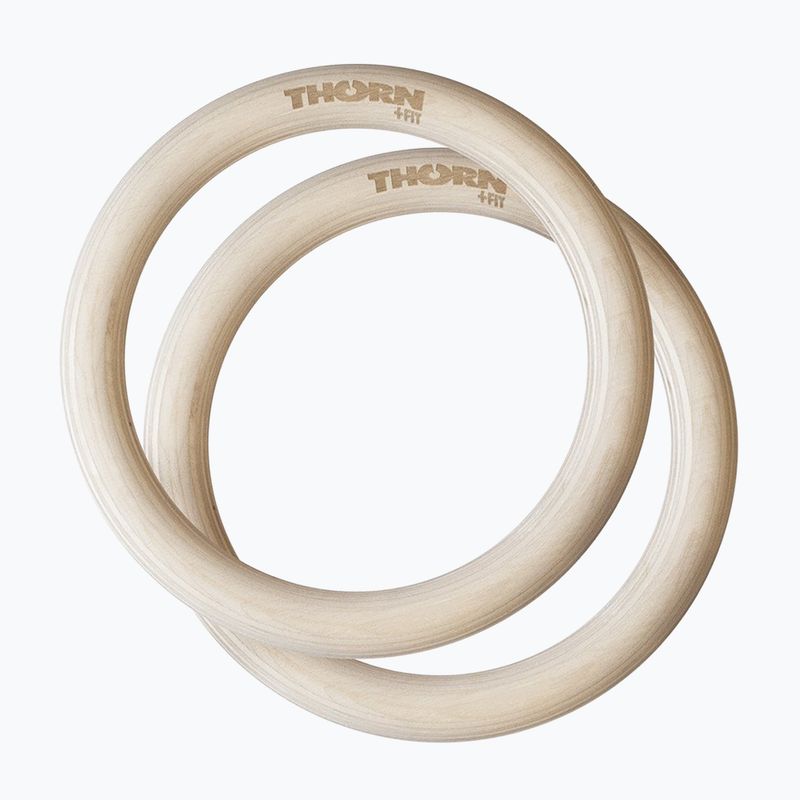 Mediniai gimnastikos rateliai su diržais THORN FIT 504533 2