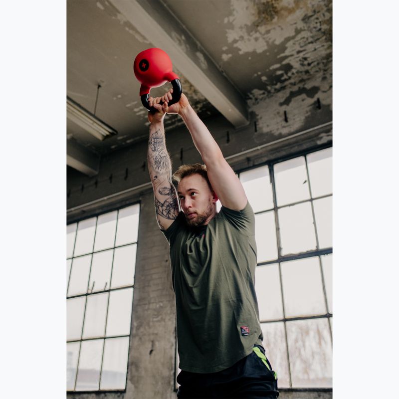 Kettlebell THORN FIT Cast Iron 16 kg raudonas 4