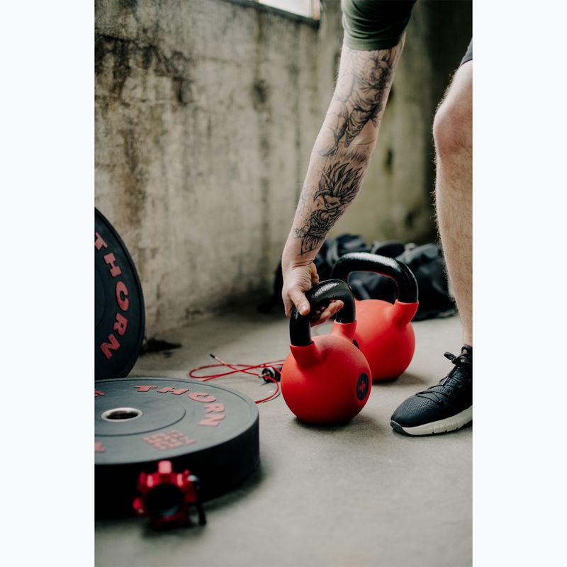 Kettlebell THORN FIT Cast Iron 24 kg raudonas 3