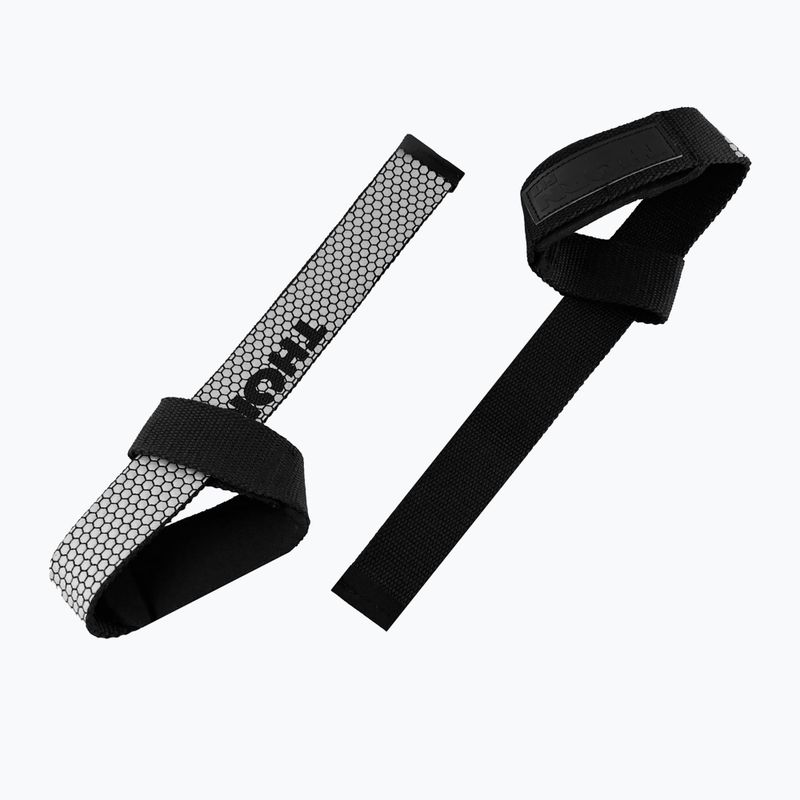 Kėlimo dirželiai THORN FIT Lifting Straps Anti-Slip grey 2