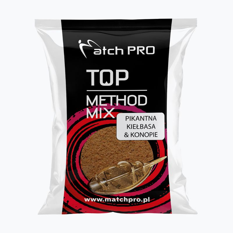 MatchPro Methodmix Spicy Sausage & Hemp žvejybos masalas 700 g 978311